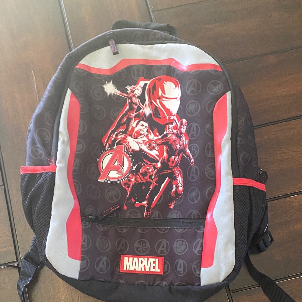 Marvel Avengers Black and Red Backpack
